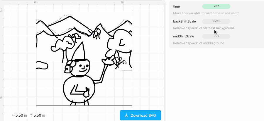 Prototype: Parallax animation